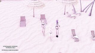 MMD Brave Girls - Chi Mat Ba Ram Ahri Kaisa Seraphine KDA Sexy Hot Dance League of legends Hentai