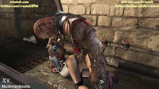 Mk11 Animation Cassie the whore of the Kahn 3D Porn