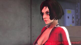 Futunari fucks a robot