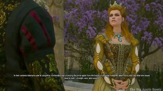 Queen Anna Henrietta Ride on Geralt,s dick for saving her stepsister Syanna Witcher 3