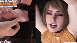 Ashley Tickled Resident Evil 4 Remake by Leon pt1