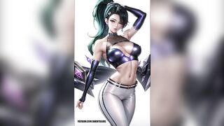 Image Compilation: League Of Legends KDA Kaisa Dick Ride Uncensored Hentai