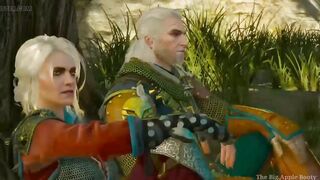 Ciri lost bet on gwent game and Ass fucked hard by Geralt Witcher 3