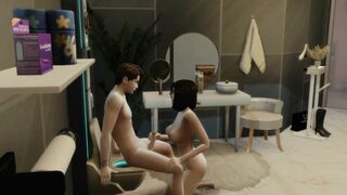 PussySims - Hora del baño