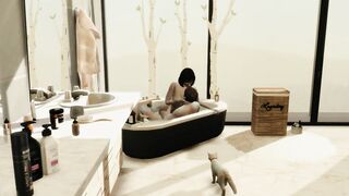 PussySims - Hora del baño