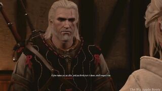 Ciri gets brutally Fucked by Geralt again this time Yennefer knows all Witcher 3