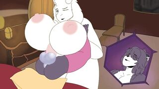 "MOMMY KNOWS BREAST!"???? | Undertale Toriel Titfucking Hentai (w/ @nami955)