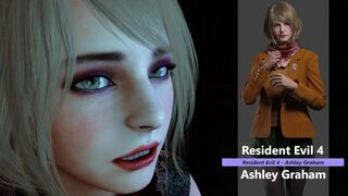 Resident Evil 4 - Ashley Graham × Black Stockings - Lite Version