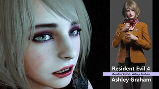 Resident Evil 4 - Ashley Graham × Black Stockings - Lite Version