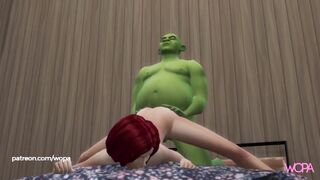 Shrek Fucking Princess Fiona Hard - Parody Animation