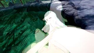 (POV) SHEN HE GETS FUCKED IN PRIVATE HOT SPRINGS!