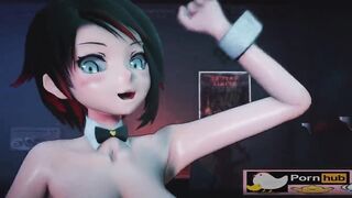 mmd r18 sexy bitch Eric Prydz Pjanoo Ruby Rose Bunny style 3d hentai