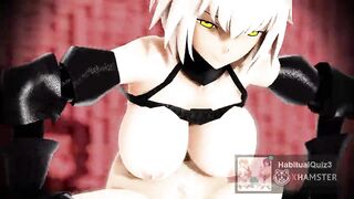 mmd r18 Jeanne d'Arc Alter fate grand order fuck the order 3d hentai