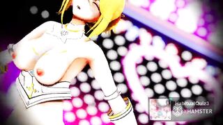 mmd r18 holy angel bitch slut Jeanne d'Arc azur line fuck pussy 3d hentai