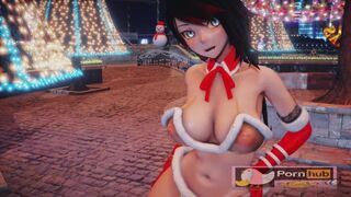 mmd r18 Lupin RubyRose Bikini Santa Outfit sexy bitch anal gape milf 3d hentai