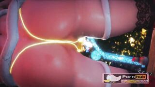 mmd r18 Lupin RubyRose Bikini Santa Outfit sexy bitch anal gape milf 3d hentai