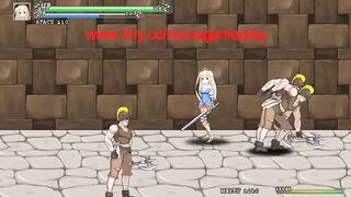 Cute blonde hentai having sex with men in Iris in wond new hentai gameplay