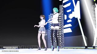 [MMD] Taylor Swift - Shake It Off Doa Tamaki Misaki Hot Teen Sexy Dance 4K School Uniform