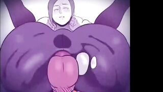 Animated Wiigirl get her ass rammed by BBC