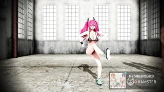 mmd r18 Bremerton Azur Lane sexy milf big tits and ass want only small dirty dick cum face 3d hentai