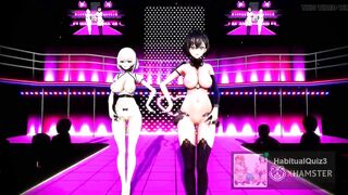 mmd r18 Baltimore Azur Lane sexy bitch fuck milf cheating sex warrior 3d hentai