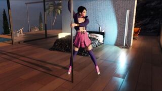 D.Va Custom 3DX Chat Skin Cosplay Futa