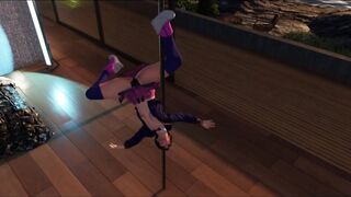 D.Va Custom 3DX Chat Skin Cosplay Futa