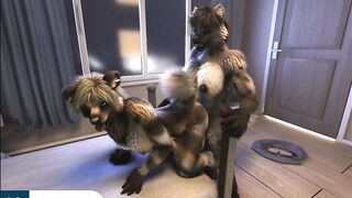 Furry Hard Fuck with Huge Dick Until Cum