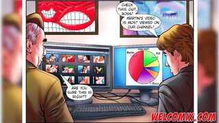 One nerd and many hotties! Reverse Gang Bang - Nerd Stallion