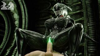 Exc3lla Alien Riding Big Dick