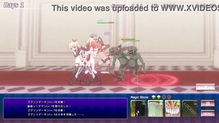 Cute ladies in hentai sex with green men in Raspbery castle 2 new hentai game video