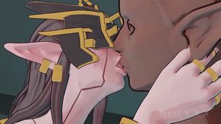 3D Hentai Fantasy - Skinny Elf Fucks a Statue