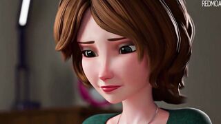 Aunty Cass ( Big Hero 6 ) - Tags lessons: Blowjob ( 4K )