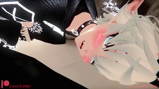 Horny Femboy Teases his Big Sensitive Cock with Vibrator then Rides Dildo