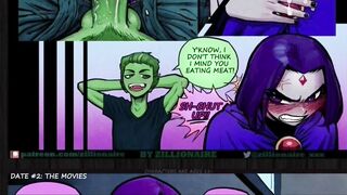 Teen Titans - Beast Boy and Raven's Dates