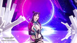MMD (G)I-DLE - NXDE Sexy Kpop Dance 4K League Of Legends Ahri Akali Kaisa Evelynn Uncensored