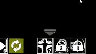 seed of the D.2 anime girl | dry rubbing between thighs and deep creampie in mouth