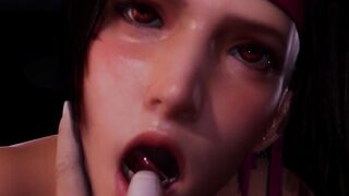 Jessie Rasberry ( Final Fantasy ) wants to have fun with Cloud Strife ( 4K )