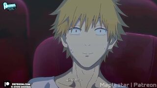 MAKIMA LE HACE UN ORAL EN EL CINE A DENJI