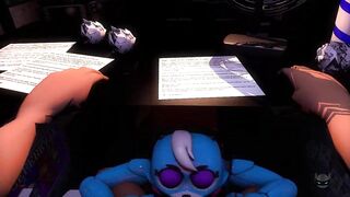 toy bonnie under desck