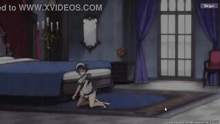 Cute maid hentai having sex in Dm maid Luna new hentai game