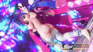 mmd r18 Deep Blue Town sexy lewd suit Stoking 3d hentai