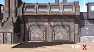 Sci-Fi sex machine. A super sexy brunette gets fucked by humanoid robot shemale