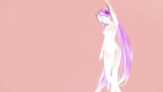 Hatsune Miku Hentai Undress Dance Vocaloid MMD 3D Blonde Hair Color Edit Smixix