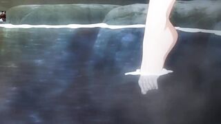Bathe in hot spring with sexy virgin girl with big boobs and big ass fuck hardcore dick henrai anime