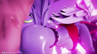 Roxy the Wolf from FNAF doing anal