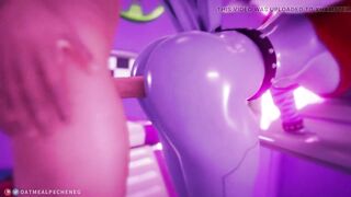 Roxy the Wolf from FNAF doing anal