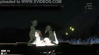 Hot woman hentai having sex with green men in Thornsin new hentai gameplay