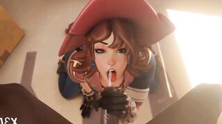 Overwatch ashe blowjob of infinite time