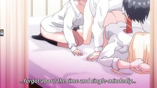 Threesome with sexy schoolgirls big boobs and tight ass fuck hardcore doggy orgasm sex hentai anime